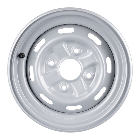 Whites ATV/UTV Steel Rim 12x6 Honda Front 4/110 +25 - Silver