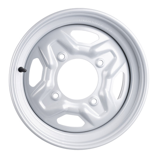 Whites ATV/UTV Steel Rim 14x8 Polaris Rear 4/156 +63.5 - Silver