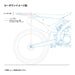 Zeta Rear Suspension Lowering Kit KYB/WP 46F 40mm - Hard Blue