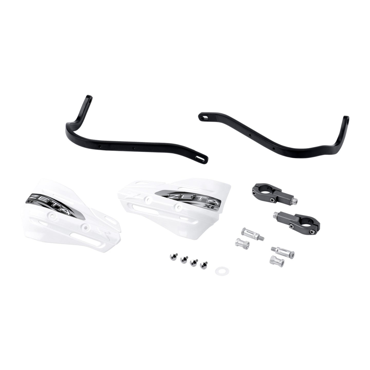 Zeta Armor Handguard XC Kit for 28.6mm Bar - Black / White
