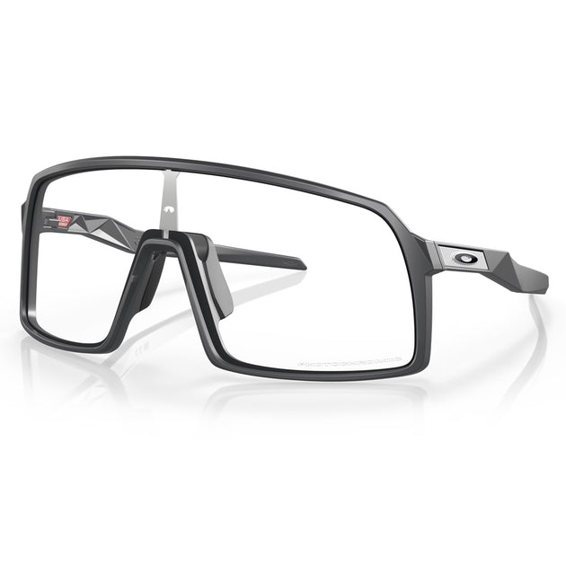 OO9406-9837 Oakley Sutro Sunglasses Matte Carbon Frame, Clear to Black Iridium Photochromic Lens