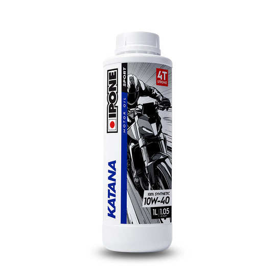 IPONE Katana - 100% Synthetic 4T Oil - 10W40 1L