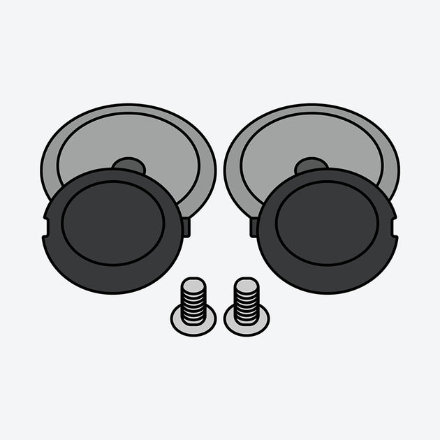 Visor Plates Helios Black Airoh