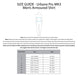 KNOX Size Chart - Urbane Pro MK3 Men's Shirt
