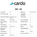 CARDO Bluetooth Intercom - HJC 4X - Tech