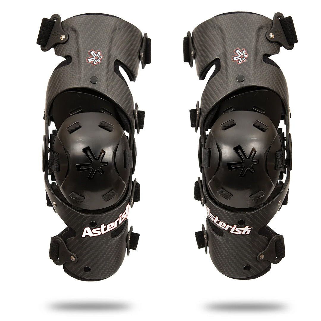 Asterisk Carbon Cell 1 Knee Brace - pair