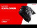 LS2 MX701 Explorer Alter Helmet - Matte Black / White (XS)