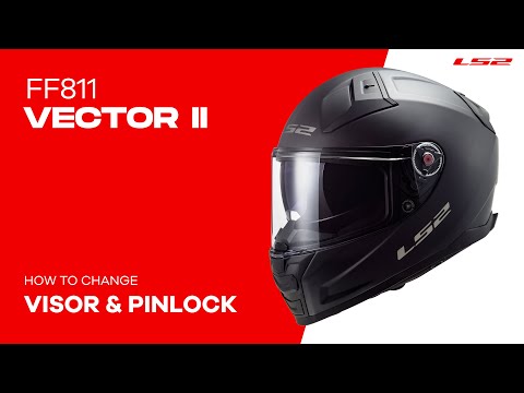 LS2 FF811 Vector II Carbon Savage Helmet - White / Red / Grey