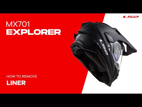 LS2 MX701 Explorer Alter Helmet - Matte Black / Orange